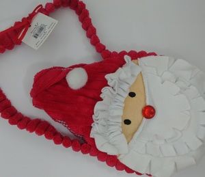Mudpie Santa Face Purse 2012 Little Elves Coll